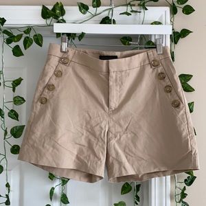 Banana republic shorts with button detailing